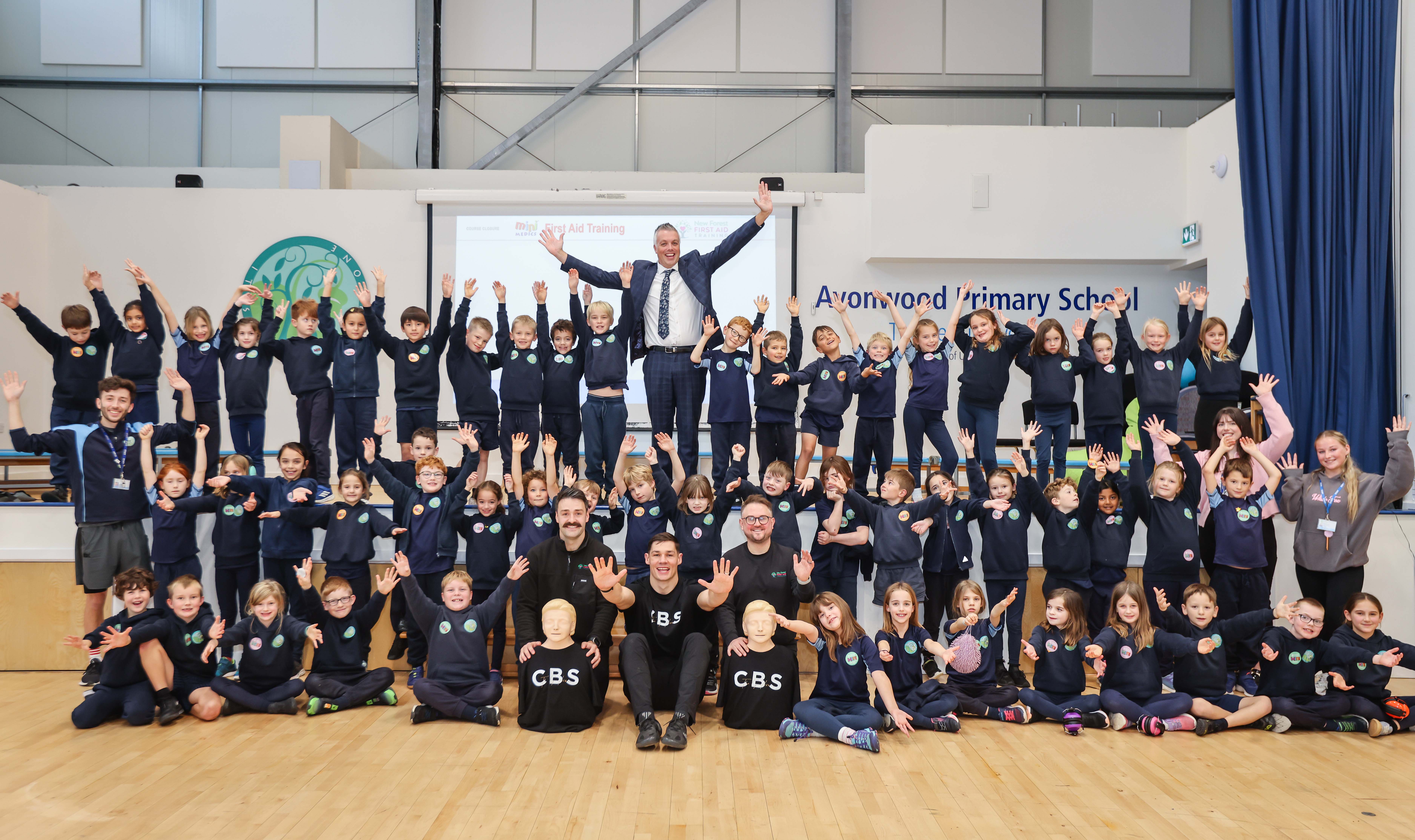 Former WBO champion Chris Billam-Smith teaches pupils