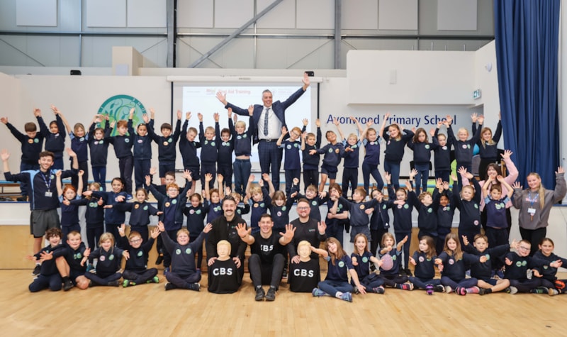 Former WBO champion Chris Billam-Smith teaches pupils
